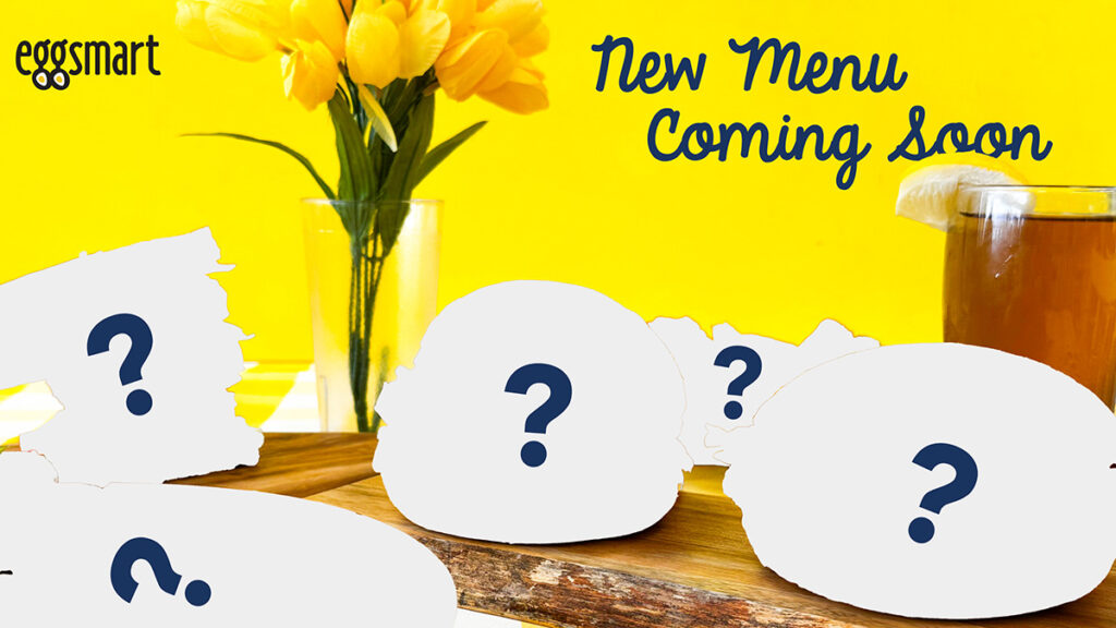 new menu coming soon